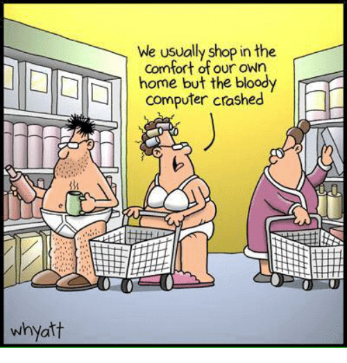 ecommerce cartoon by Whyatt